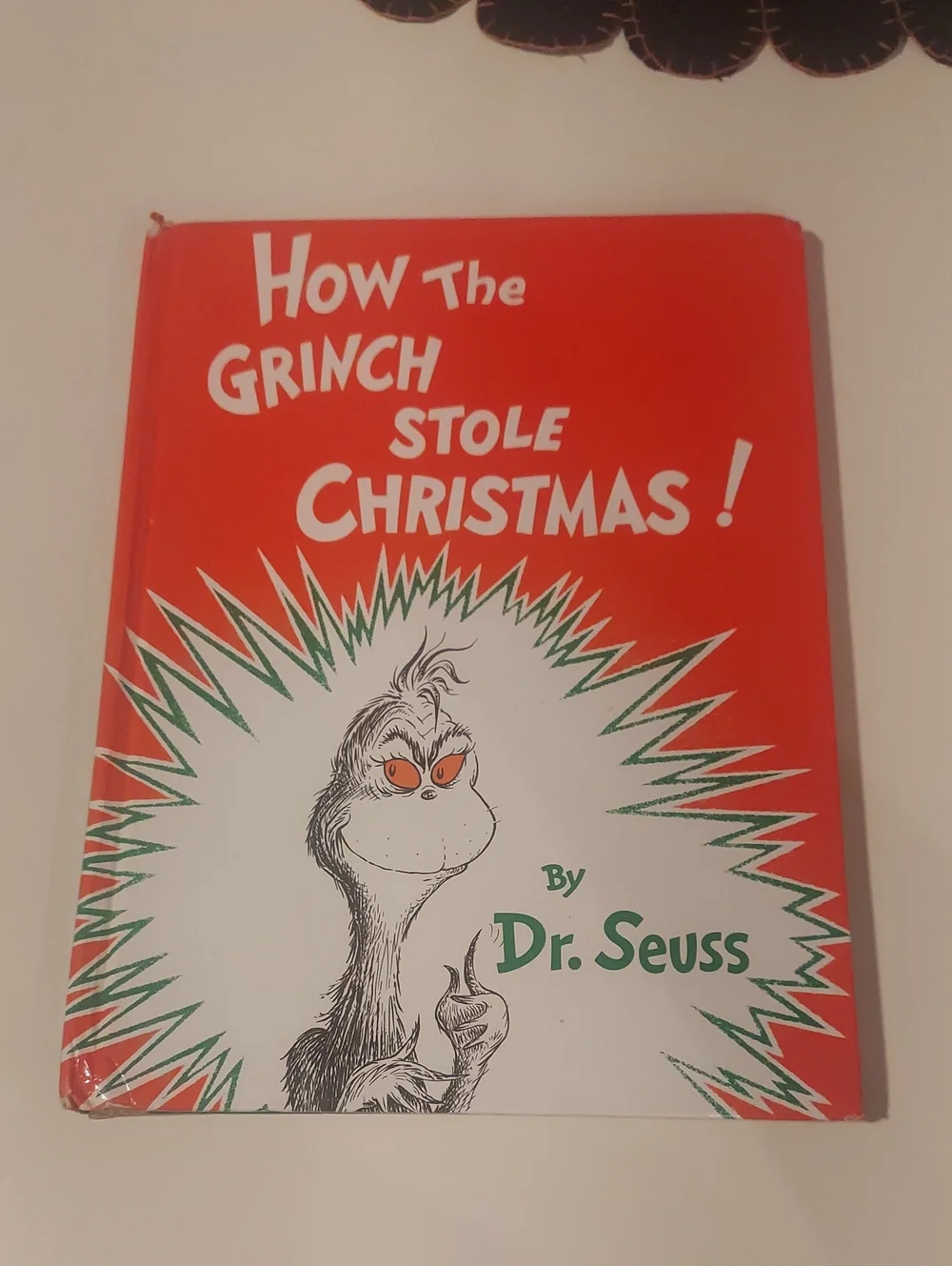 How The Grinch Stole Christmas! By Dr. Seuss Hardcover Edition